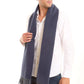 Casual Solid Scarf with Fringes Trim