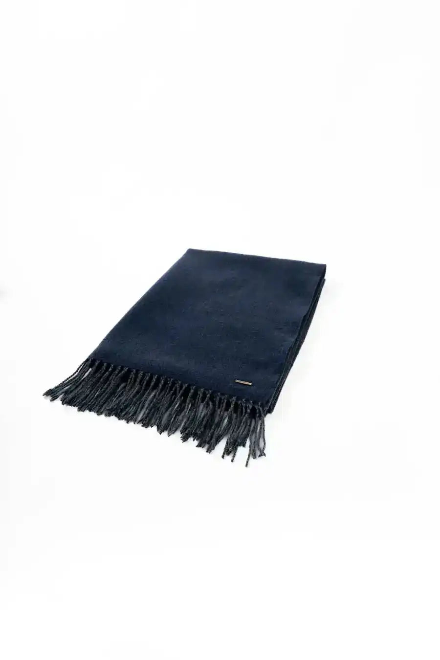 Casual Solid Scarf with Fringes Trim