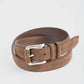 Suede-Texture Leather Blend Belt