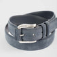Suede-Texture Leather Blend Belt