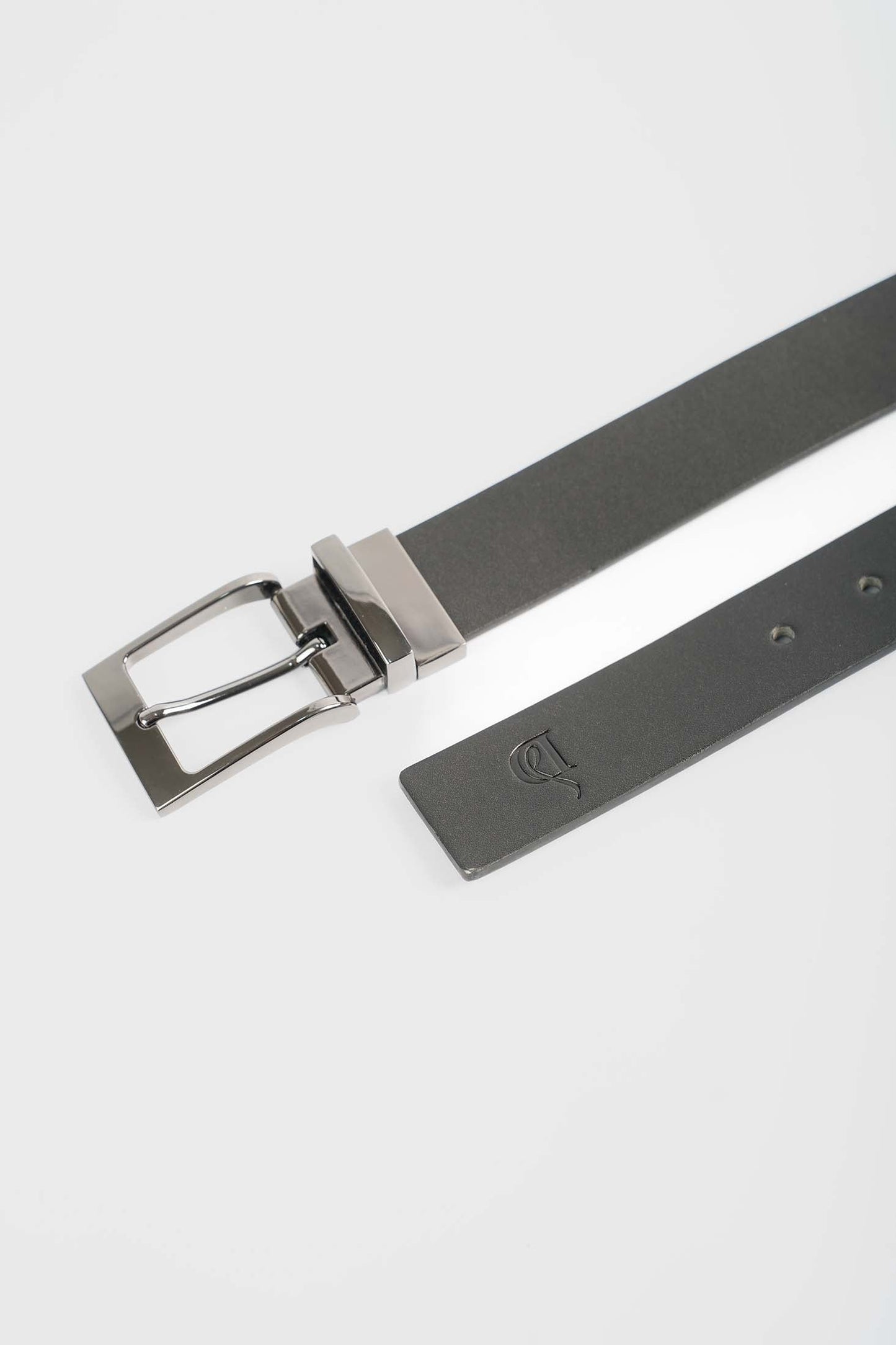 Smooth Leather Blend Belt