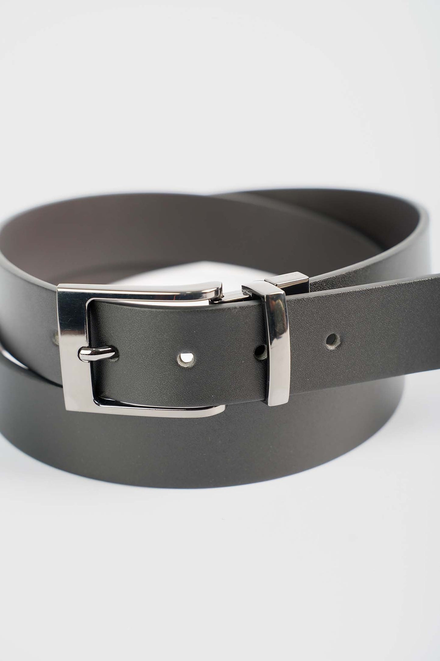 Smooth Leather Blend Belt