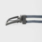 Slate Stripe Canvas Belt