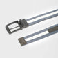 Slate Stripe Canvas Belt