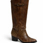 Studded Western Mid-Calf Boots