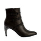 Triple Buckle Stiletto Heel Ankle Boots