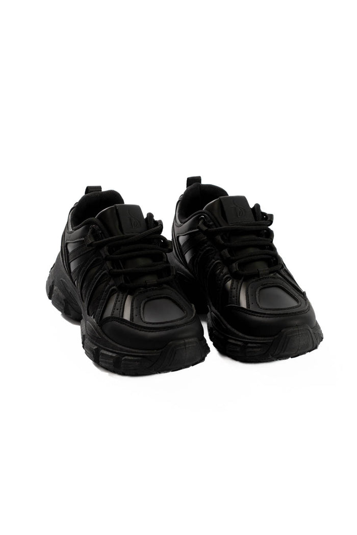 Chunky Lace-Up Sneaker Design