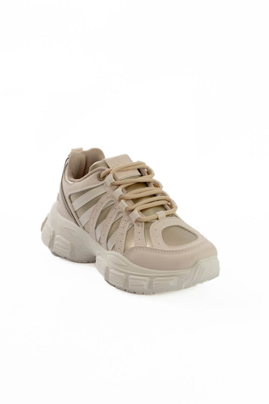 Chunky Lace-Up Sneaker Design