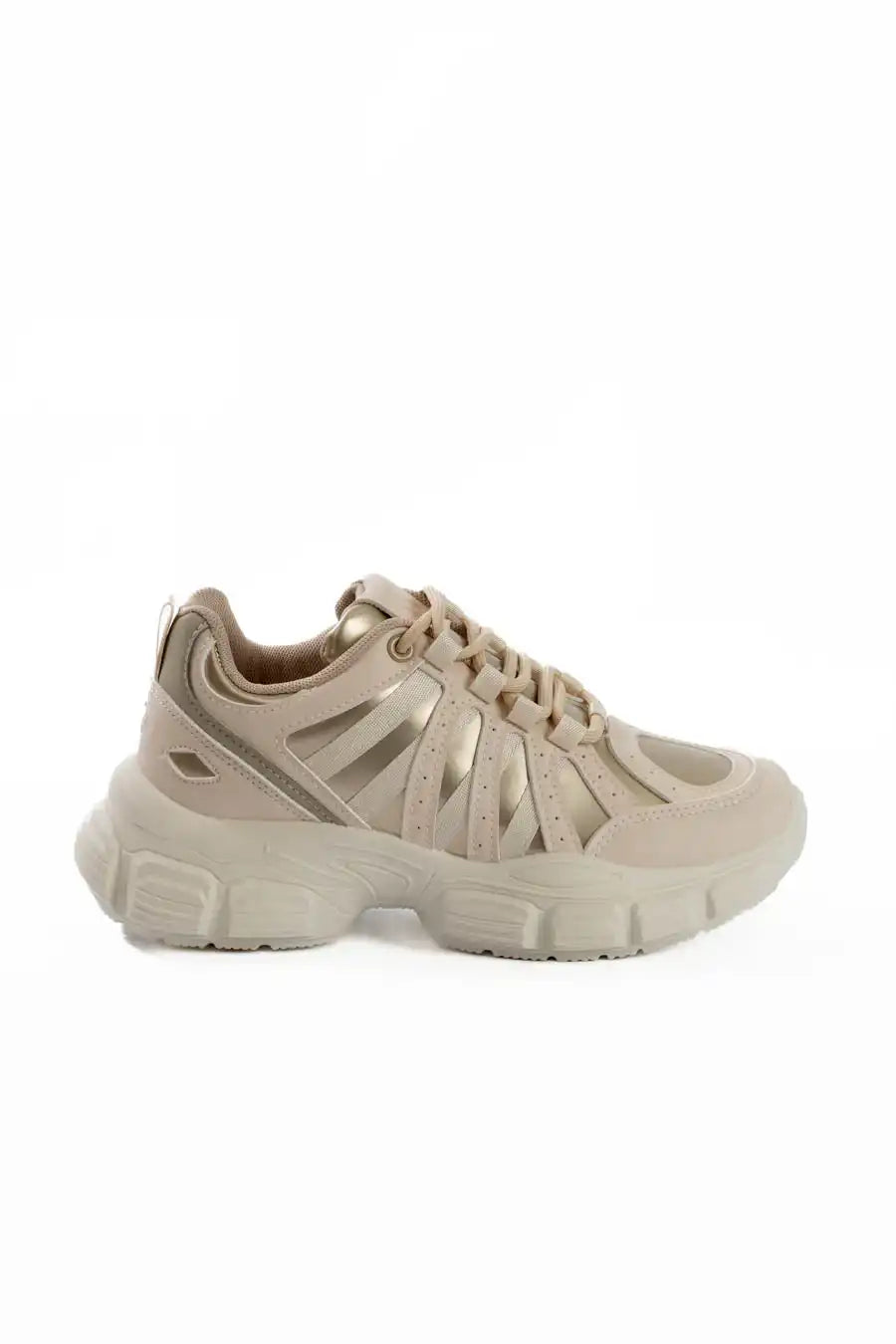 Chunky Lace-Up Sneaker Design
