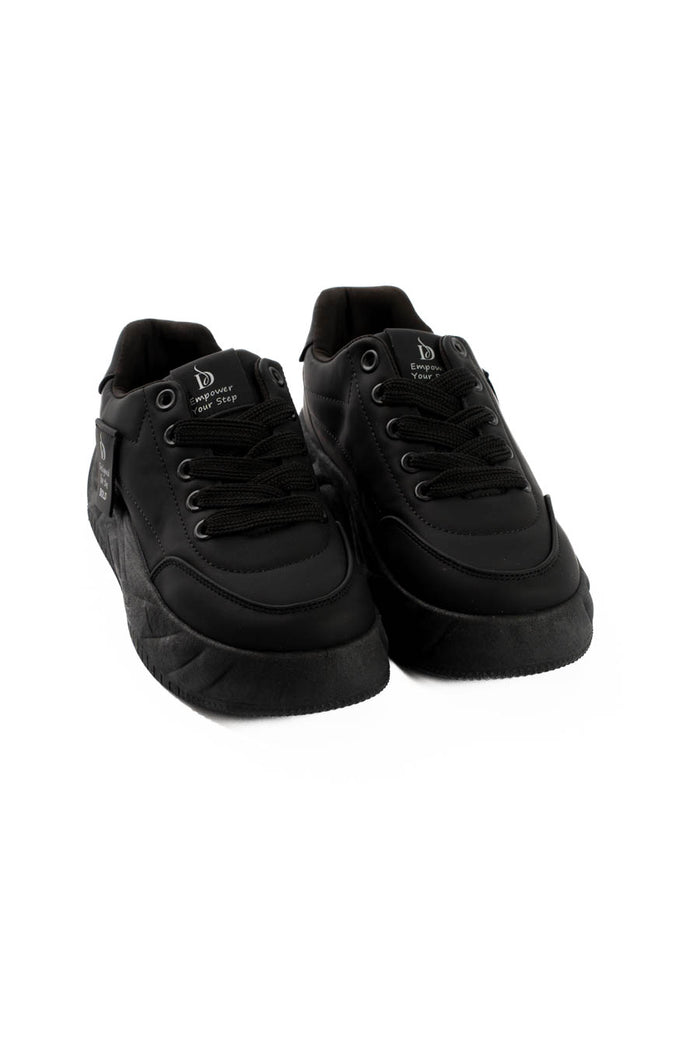 Platform Lace-Up Sneaker Style