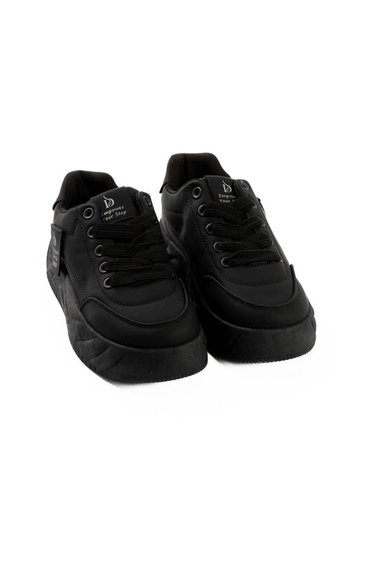 Platform Lace-Up Sneaker Style