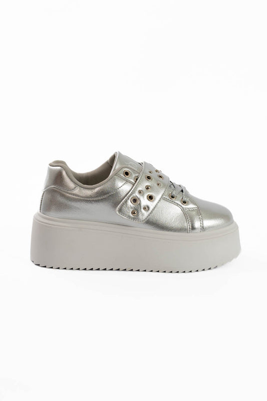 Metallic Platform Sneaker Style