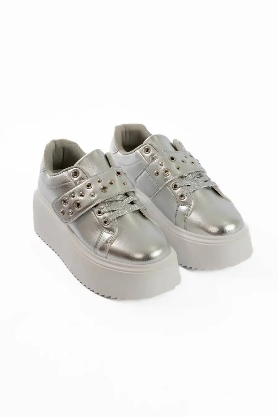 Metallic Platform Sneaker Style