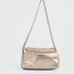 Champagne Chain-Handle Shoulder Bag