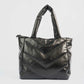 Midnight Quilted Oversized Tote