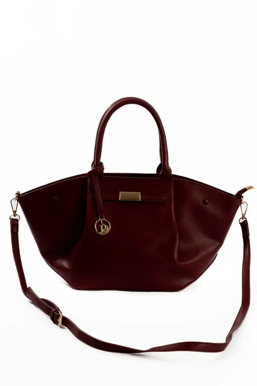 Women’s Burgundy Leather Handbag