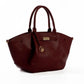 Women’s Burgundy Leather Handbag