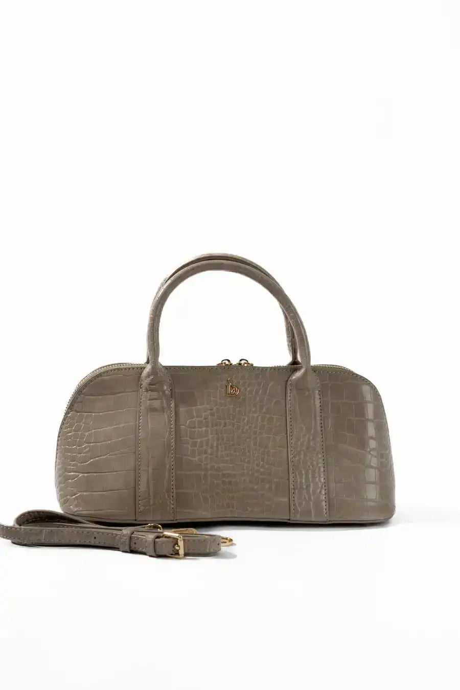 Elegant Crocodile Pattern Mini Handbag