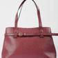 Textured Shoulder-Bag with Decorative Belt