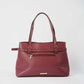 Textured Shoulder-Bag with Decorative Belt