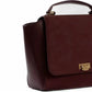 Solid Suede & Leather Elegant Handbag