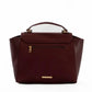 Solid Suede & Leather Elegant Handbag