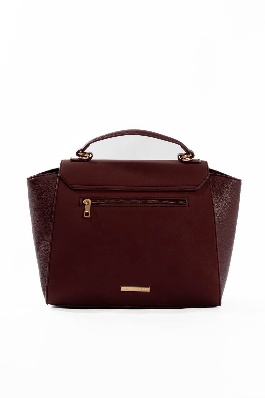 Solid Suede & Leather Elegant Handbag