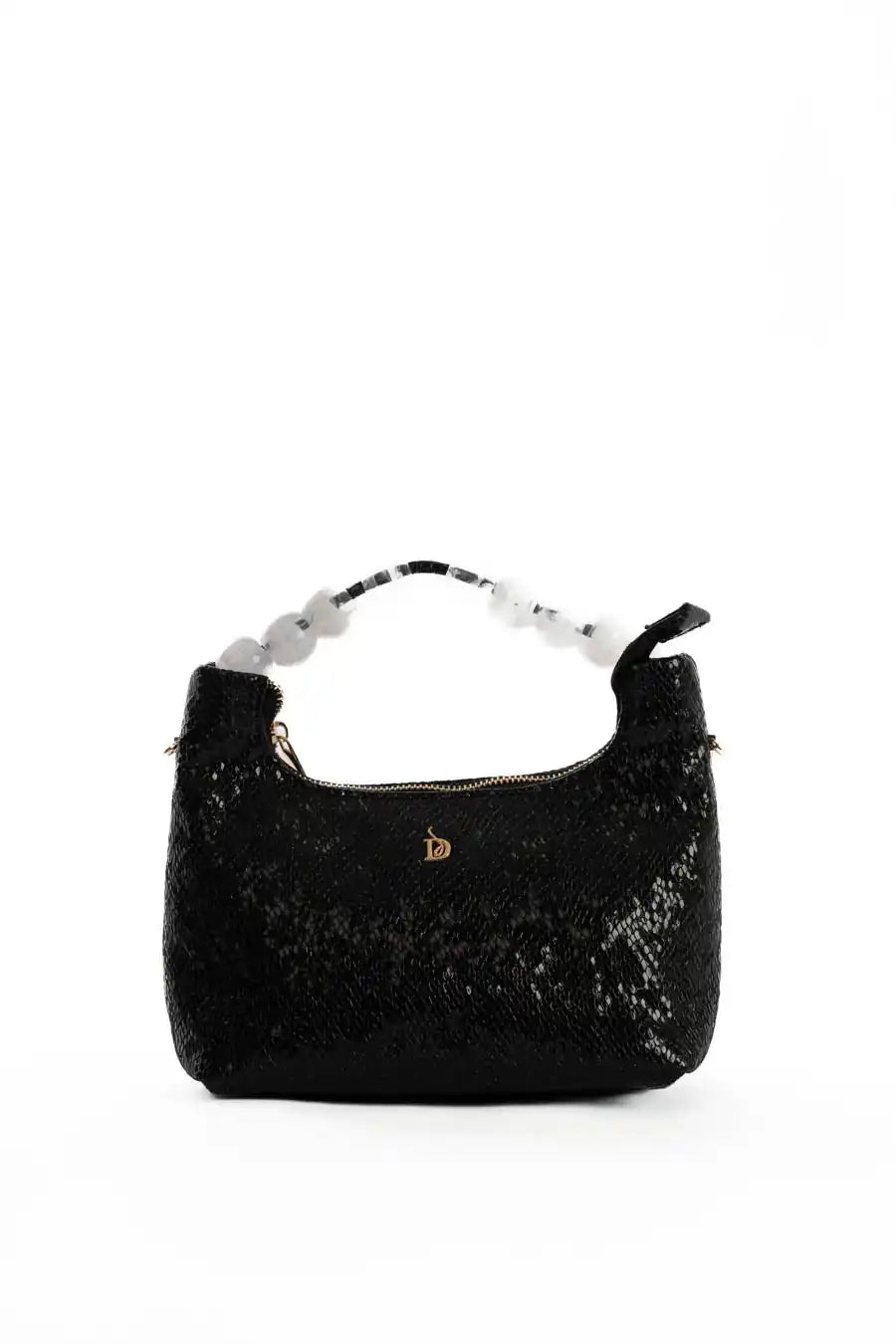 Shiny Reptile Pattern Evening Mini Bag