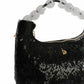 Shiny Reptile Pattern Evening Mini Bag