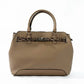 Everyday Handbag with Decorative Leopard Strap