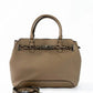 Everyday Handbag with Decorative Leopard Strap