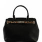 Everyday Handbag with Decorative Leopard Strap
