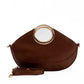 Chestnut Ring-Handle Clutch