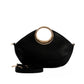 Midnight Ring-Handle Clutch