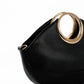 Midnight Ring-Handle Clutch