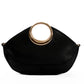 Midnight Ring-Handle Clutch