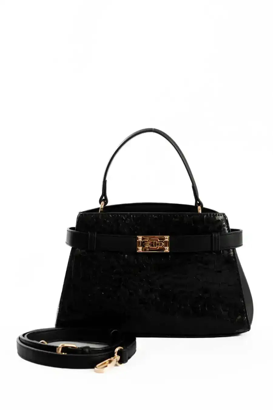 Simple & Elegant Solid Handbag