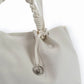 Women’s White Textured Shoulder Bag