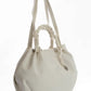 Women’s White Textured Shoulder Bag