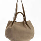 Natural Textured Shoulder Bag