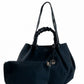 Midnight Braided Shoulder Bag