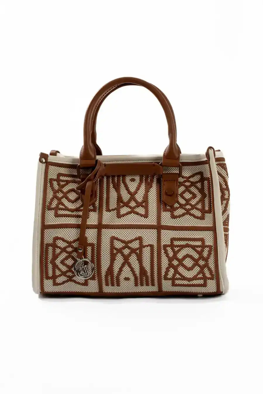 Embroidered Elegant Crochet Handbag