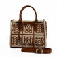Embroidered Elegant Crochet Handbag