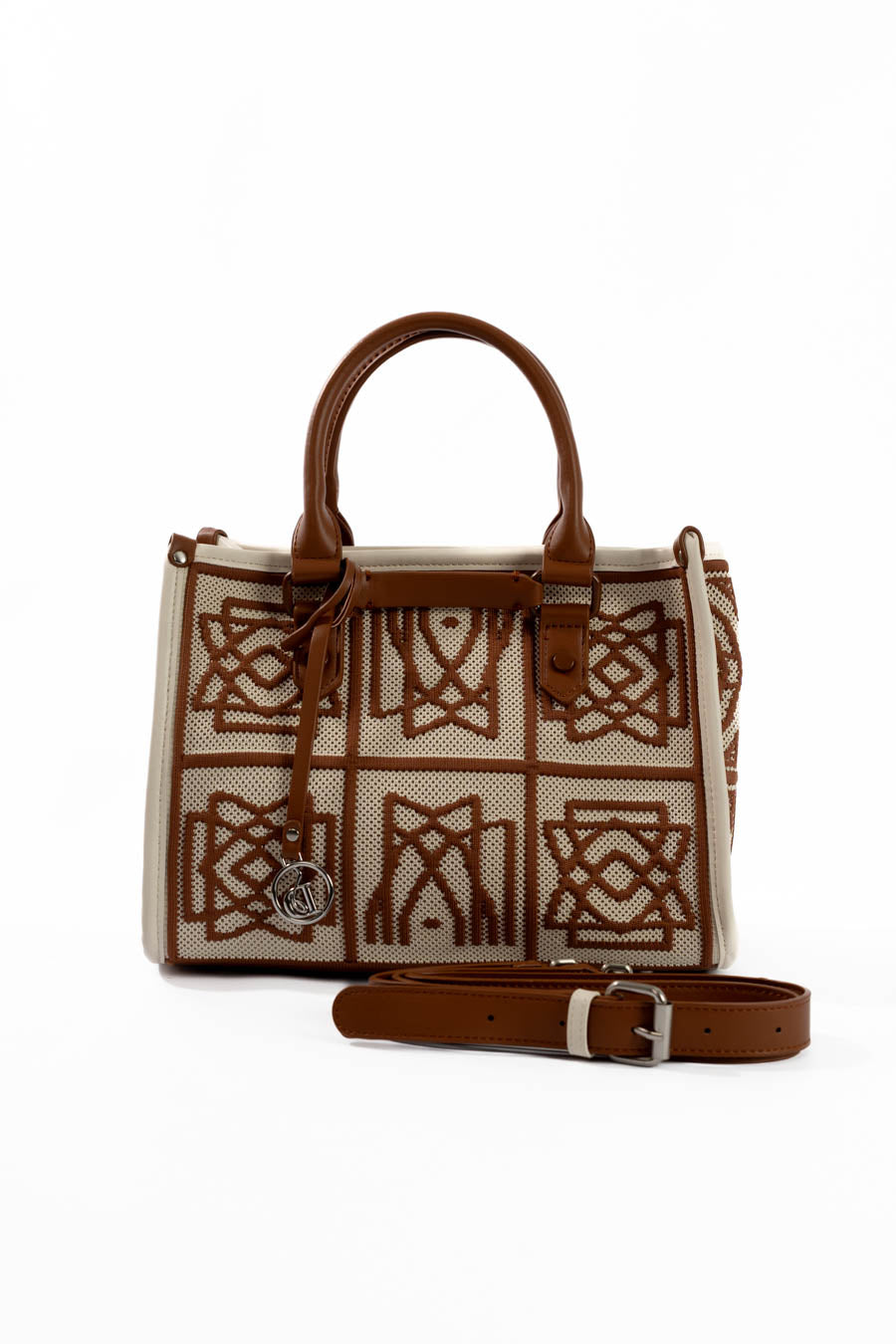 Embroidered Elegant Crochet Handbag