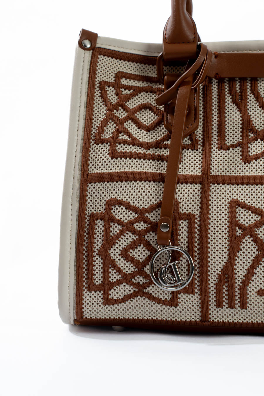 Embroidered Elegant Crochet Handbag