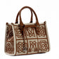Embroidered Elegant Crochet Handbag