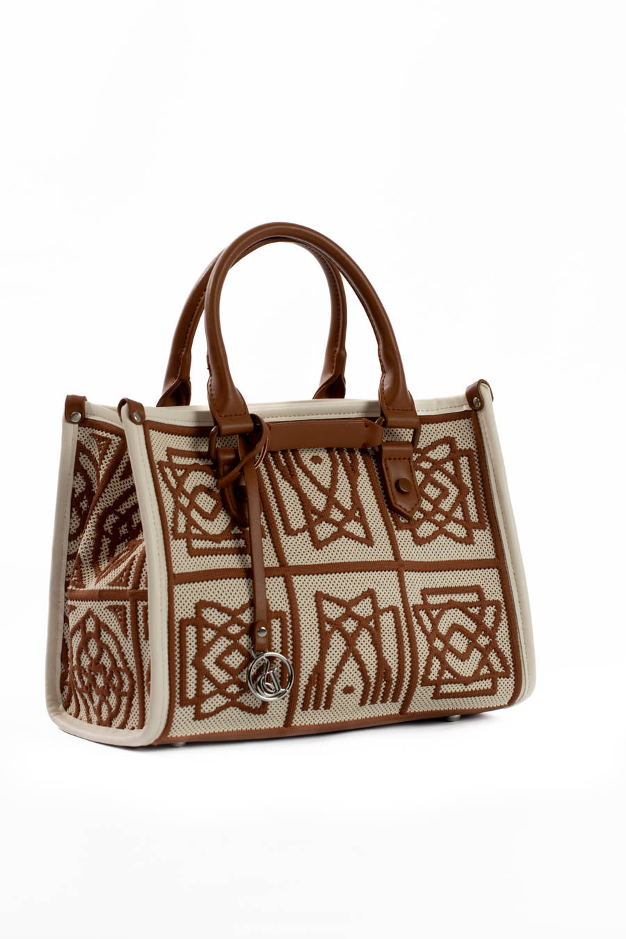 Embroidered Elegant Crochet Handbag