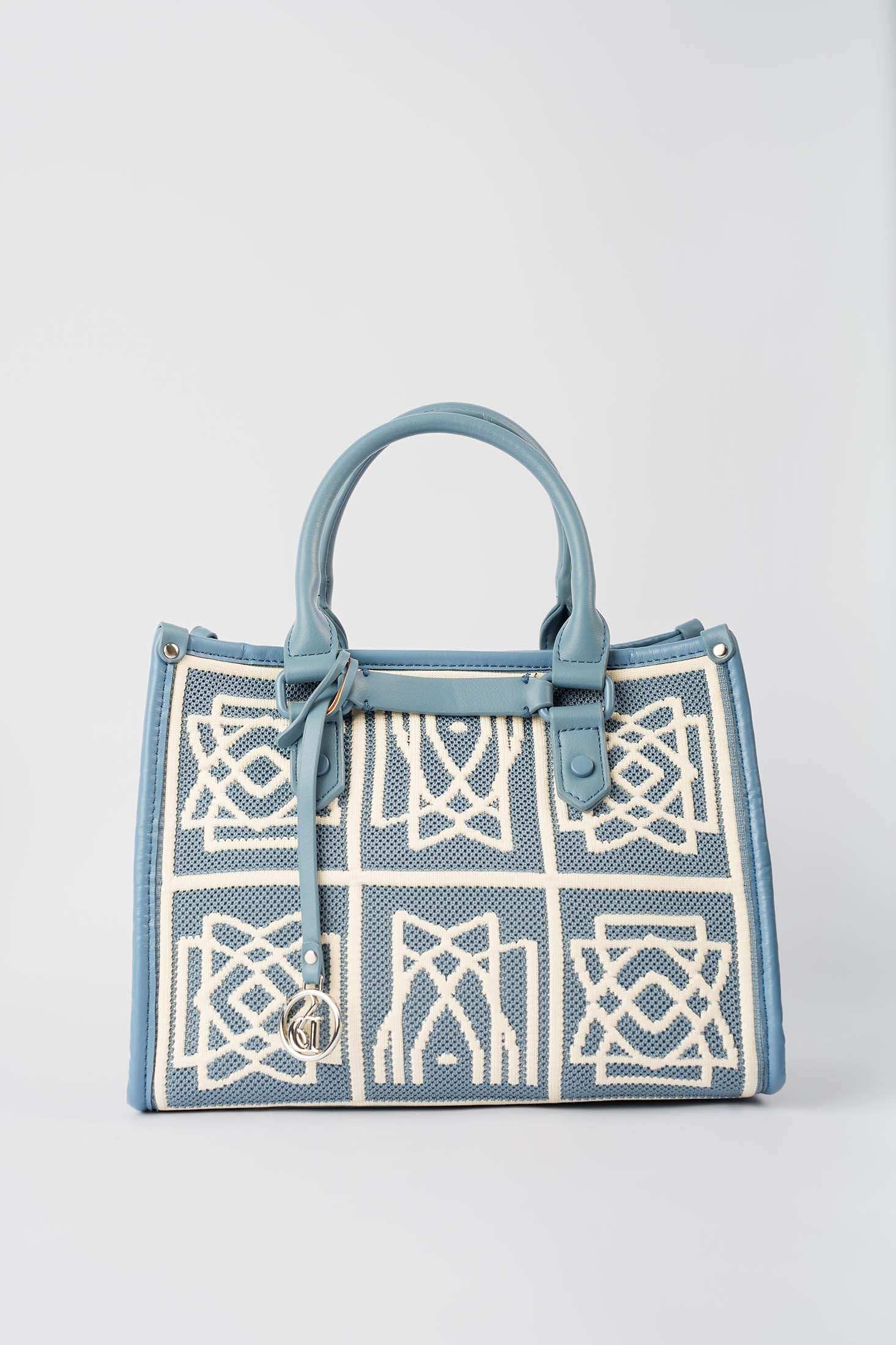 Embroidered Elegant Crochet Handbag