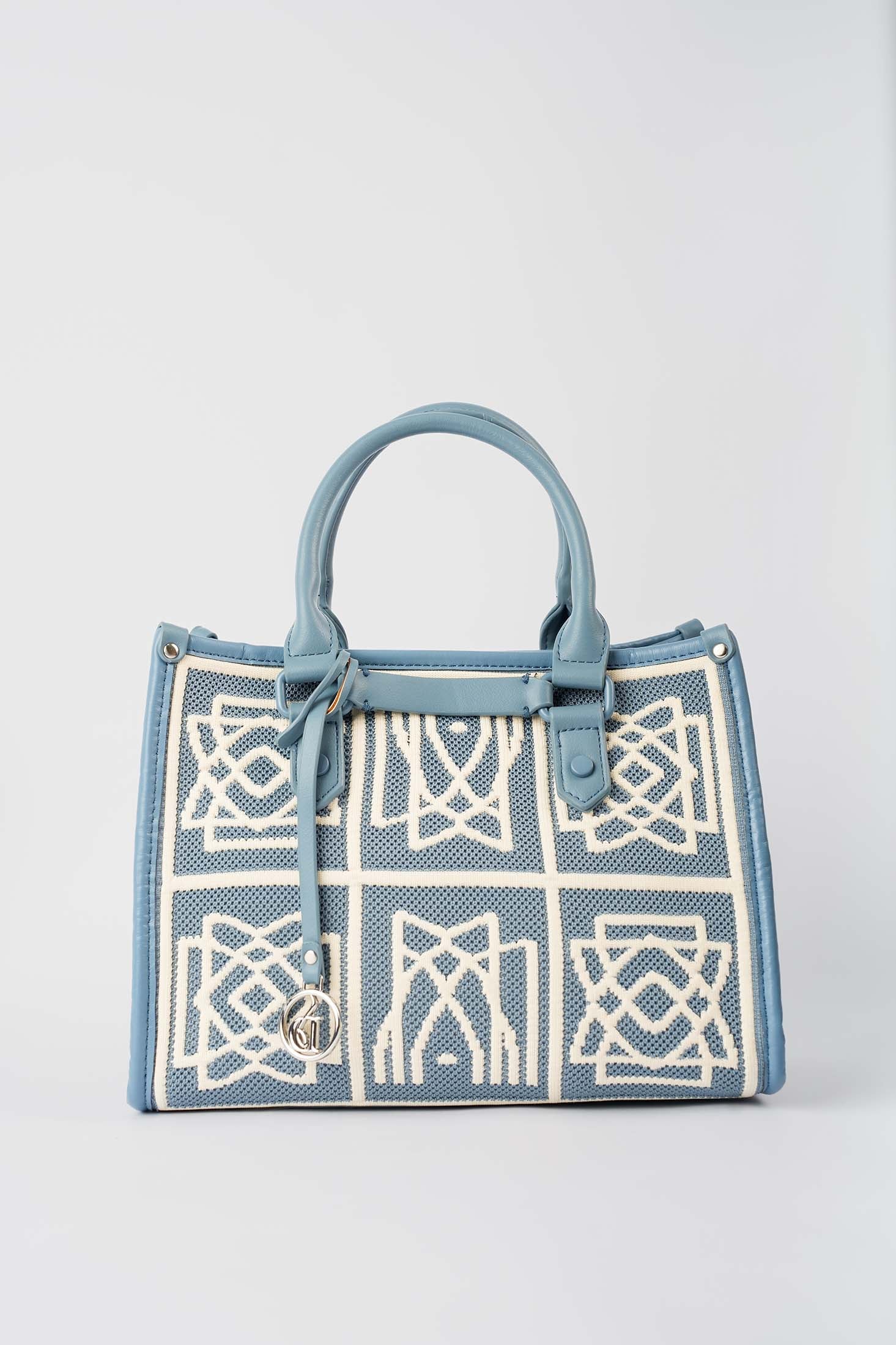 Embroidered Elegant Crochet Handbag