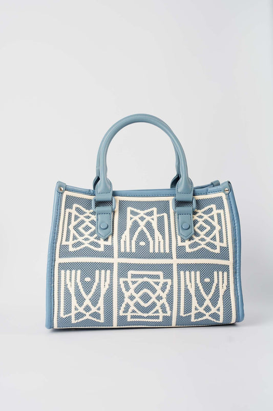 Embroidered Elegant Crochet Handbag